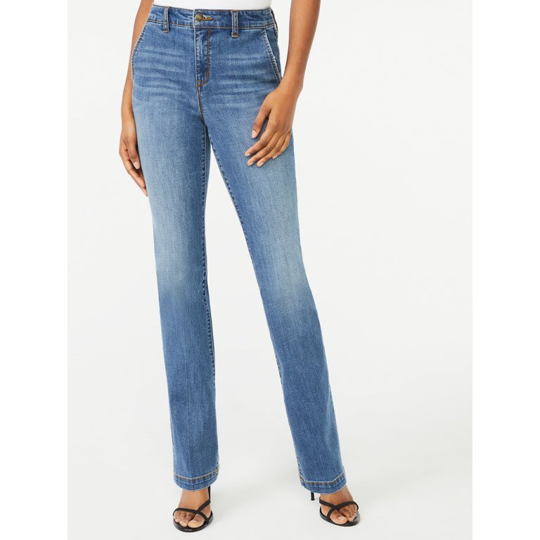 Scoop Women's Memphis Slim Fit Trouser Jeans | Walmart (US)