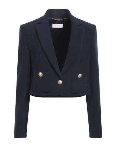 Clips More Woman Blazer Navy blue Size 14 Polyester, Elastane | YOOX (US)