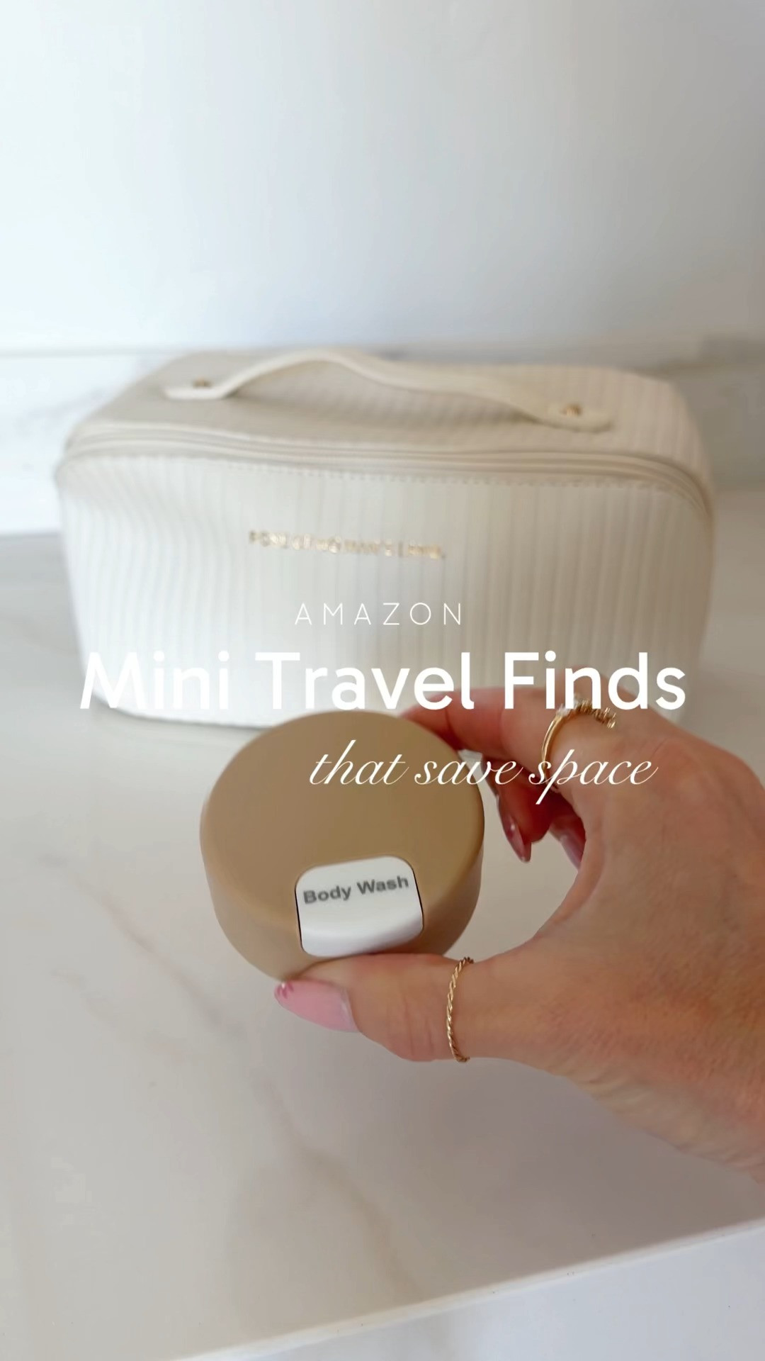 The little travel finds that somehow make the biggest difference. A mini neck massager for long flights + travel days, an everyday makeup brush cleaner spray to keep everything fresh while traveling, and the travel toilet drops because if you’re sharing a hotel room with family or your significant other… you already know,  little things that just make trips easier! 

 #LTKTravel