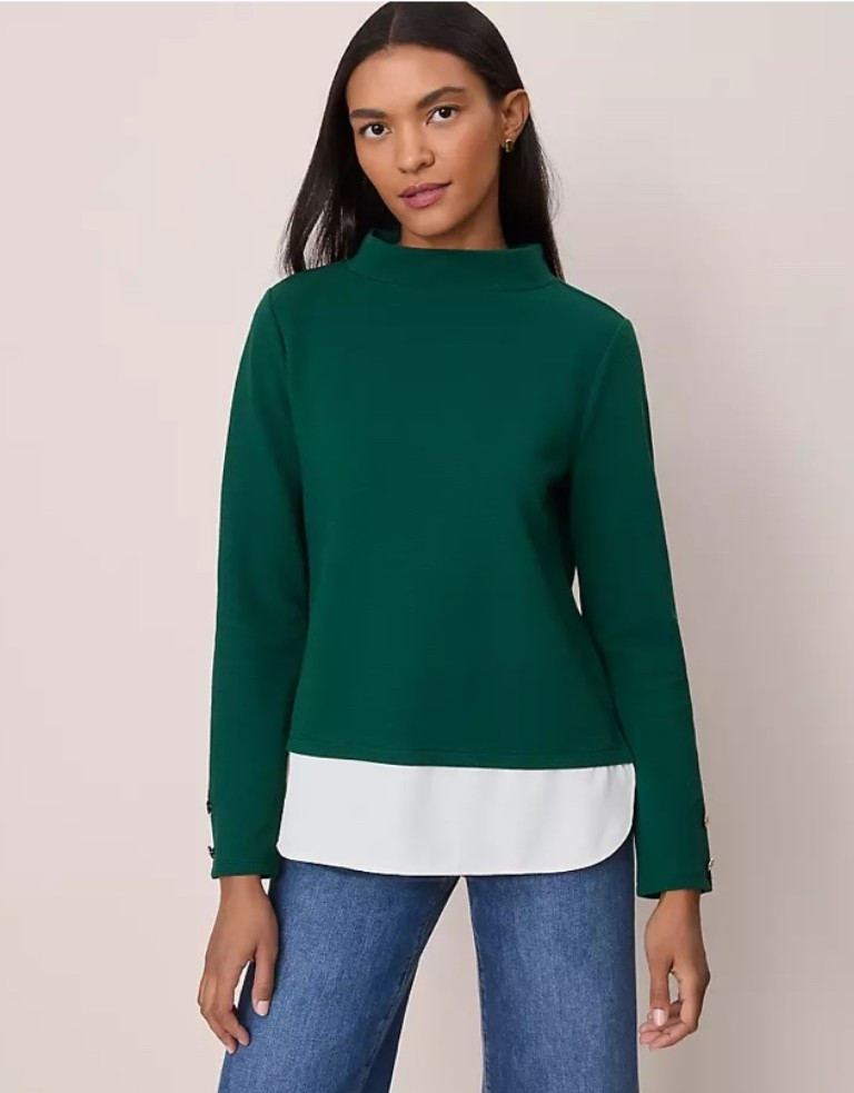 Mixed Media Top On Sale! Comes in several colors

#LTKWorkwear #LTKSaleAlert #LTKHoliday