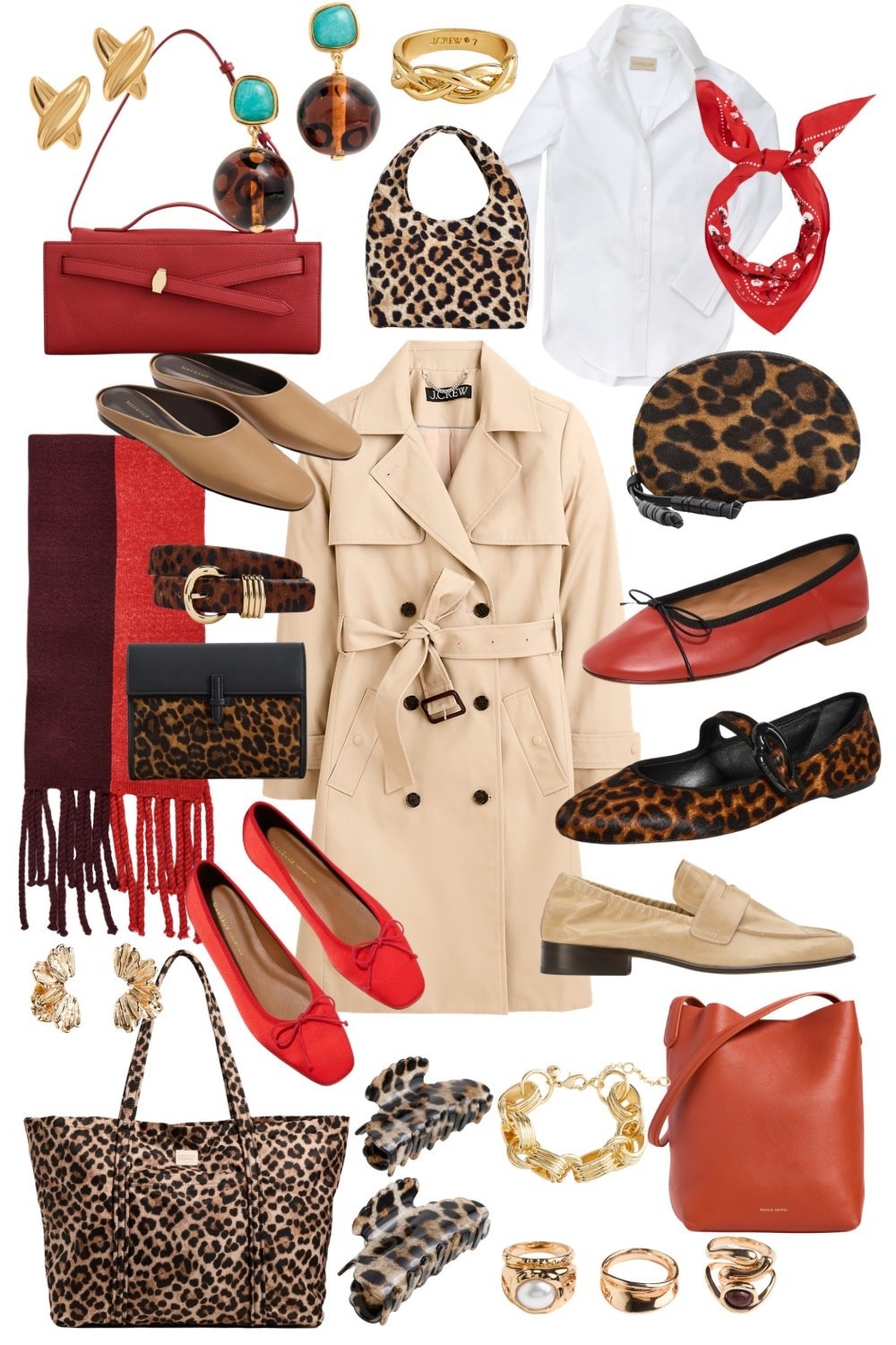 Pop of red and leopard for spring 🐆 ❤️

#LTKootd #LTKSaleAlert