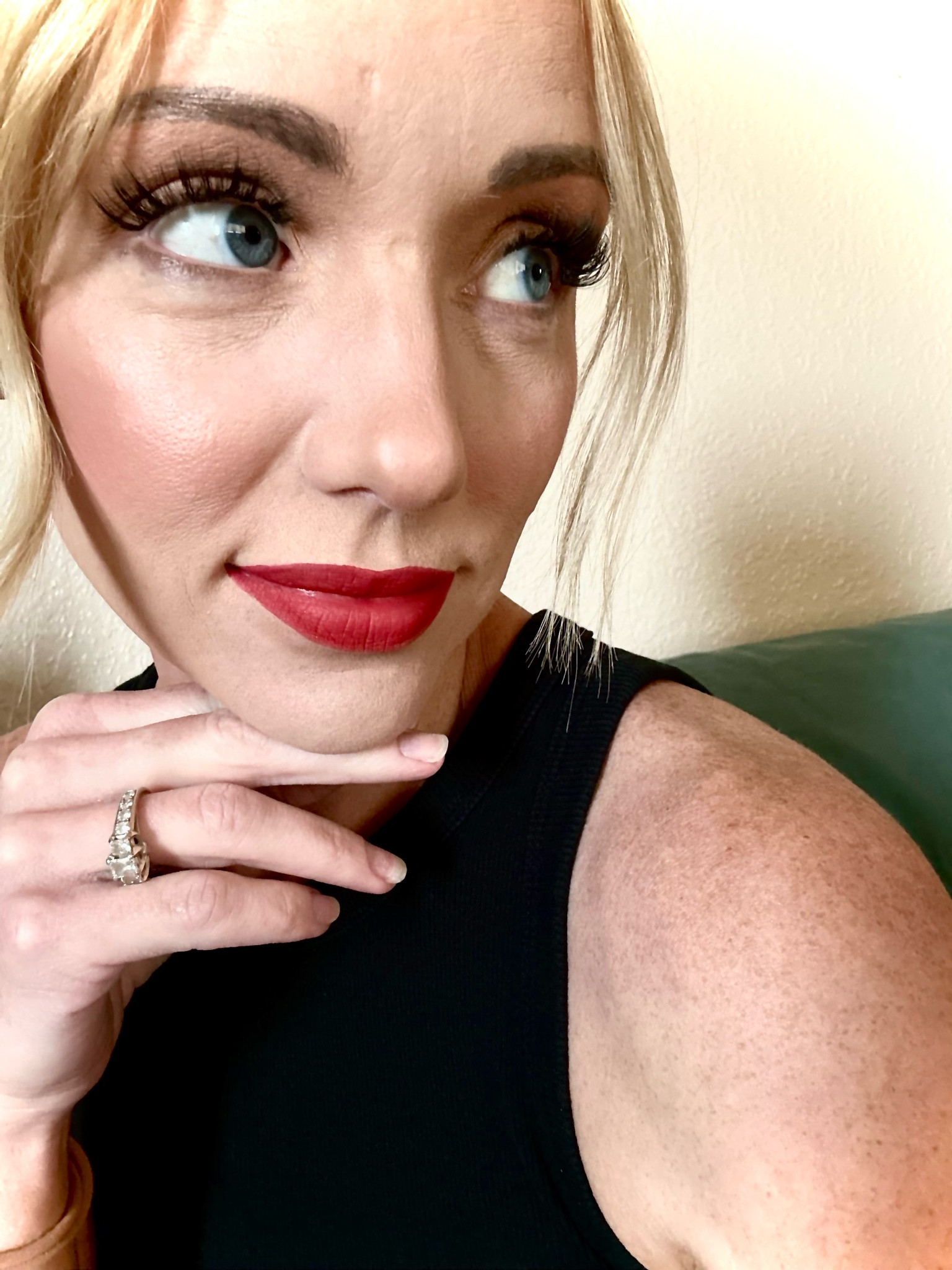 The most comfortable bold matte lipstick that doesn’t bleed and looks great when you reapply. @gucci @guccibeauty 

#LTKbeauty #LTKstyletip #LTKwedding