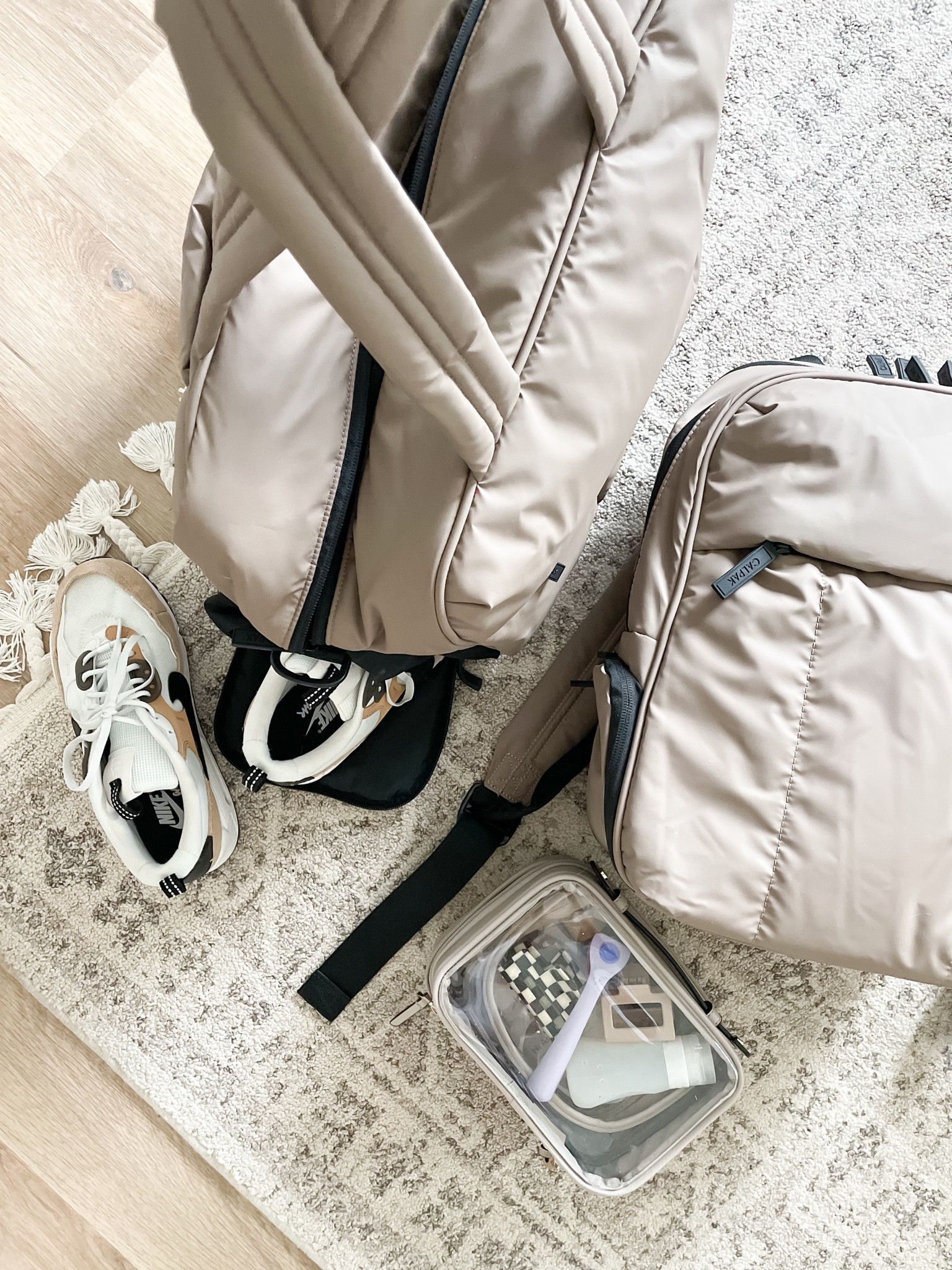 Calpak Luka Laptop Backpack Oatmeal curated on LTK