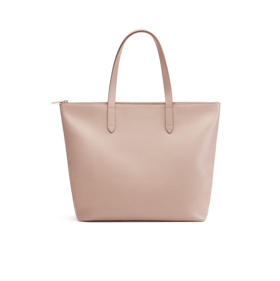 Classic Leather Zipper Tote | Cuyana