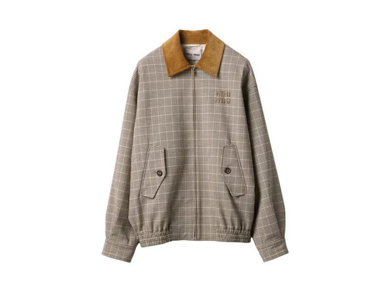 Miu Miu Double Check Jacket Cacao | StockX