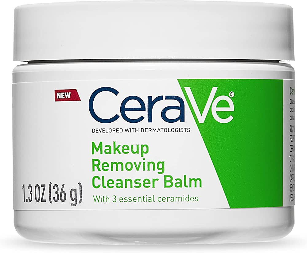 CeraVe Cleansing Balm | Hydrating Makeup Remover with Ceramides and Plant-based Jojoba Oil for Fa... | Amazon (US)