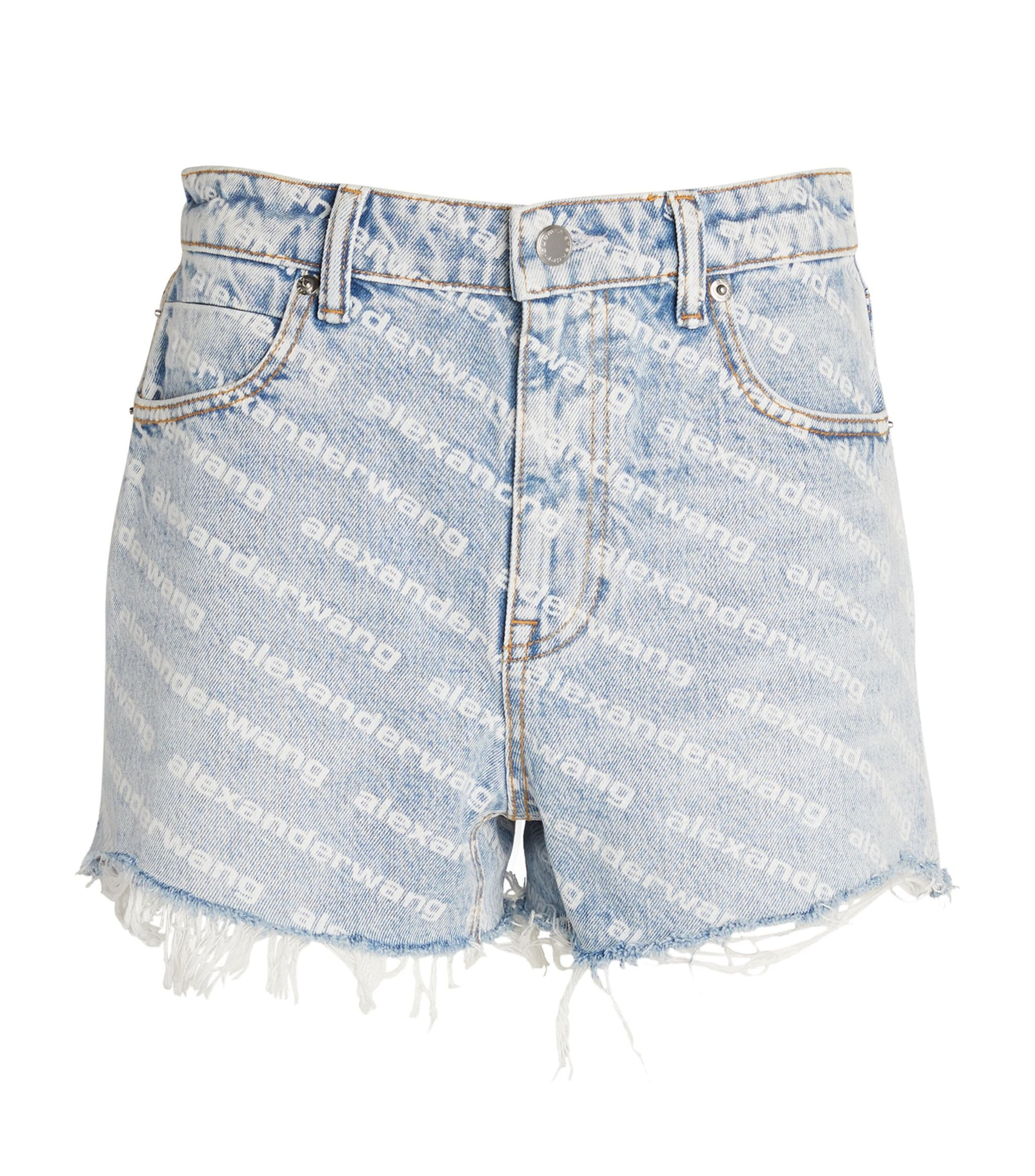 Logo Print Denim Shorts | Harrods