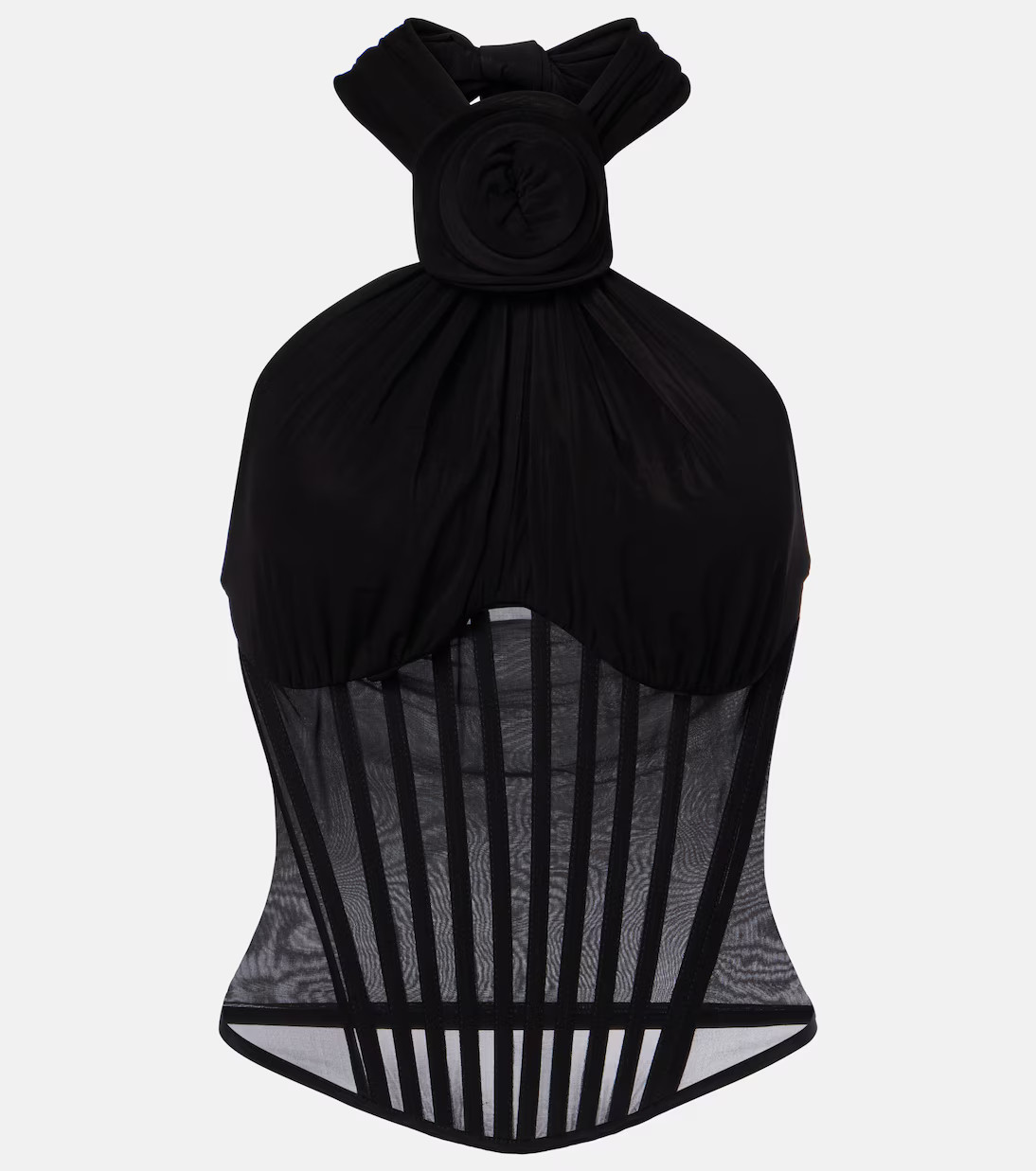 Floral-appliqué corset | Mytheresa (US/CA)