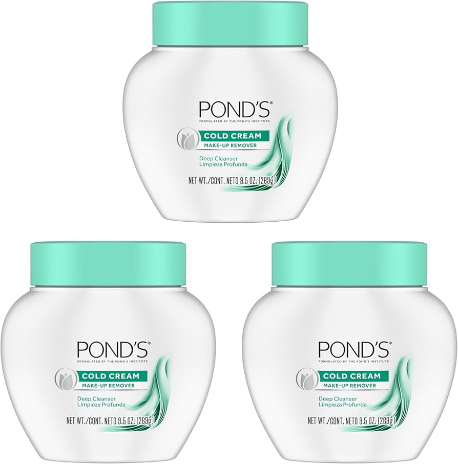 Pond's Cold Face Cream, Skin Care Facial Cleanser for All Skin Types, Deep Moisturizing Face Wash... | Amazon (US)