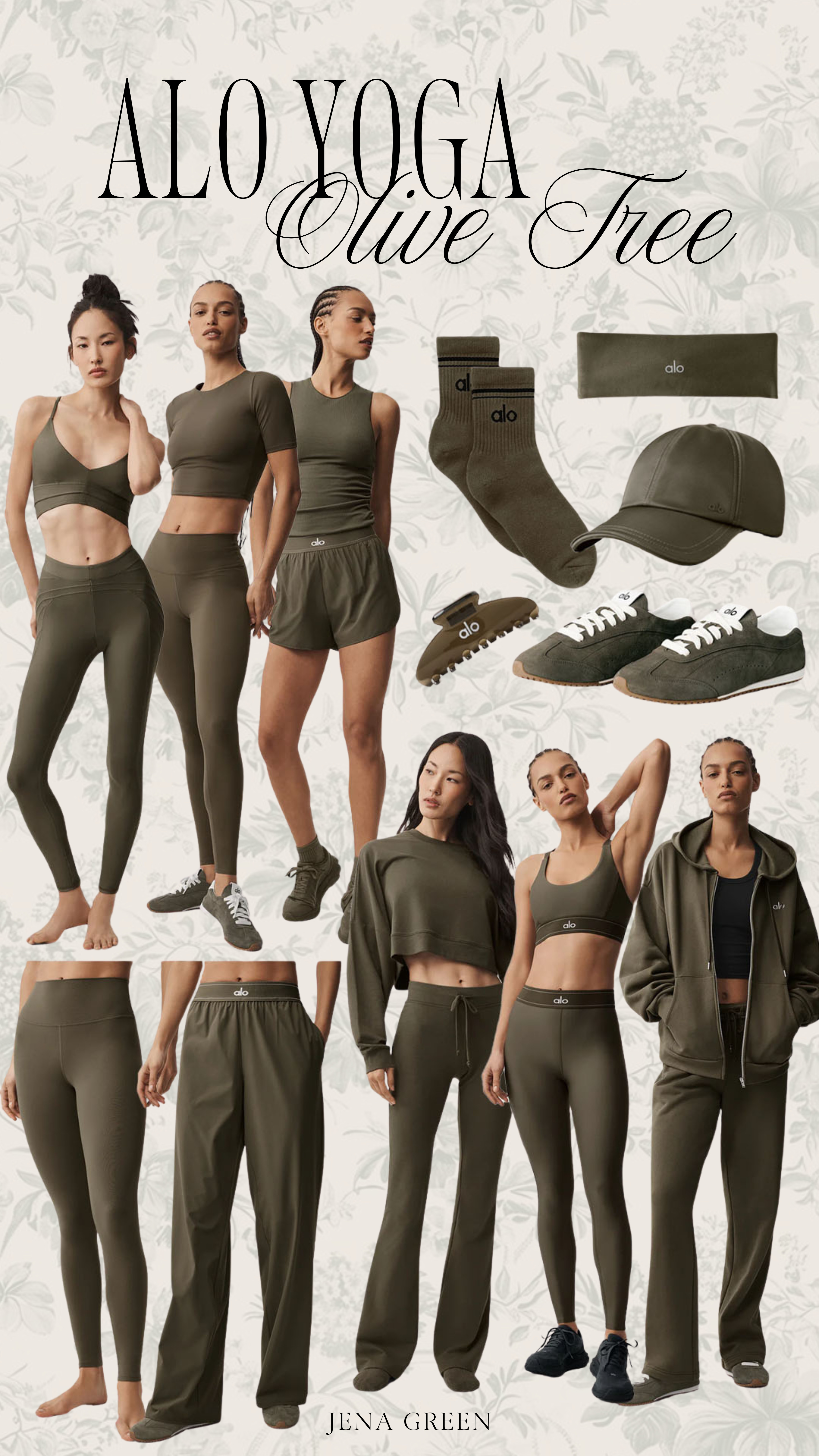 Alo Yoga Olive Tree | Alo Yoga New Arrivals | Athleisure | Athletic Wear | Activewear 

 #LTKootd #LTKfitnessgoals #LTKActive