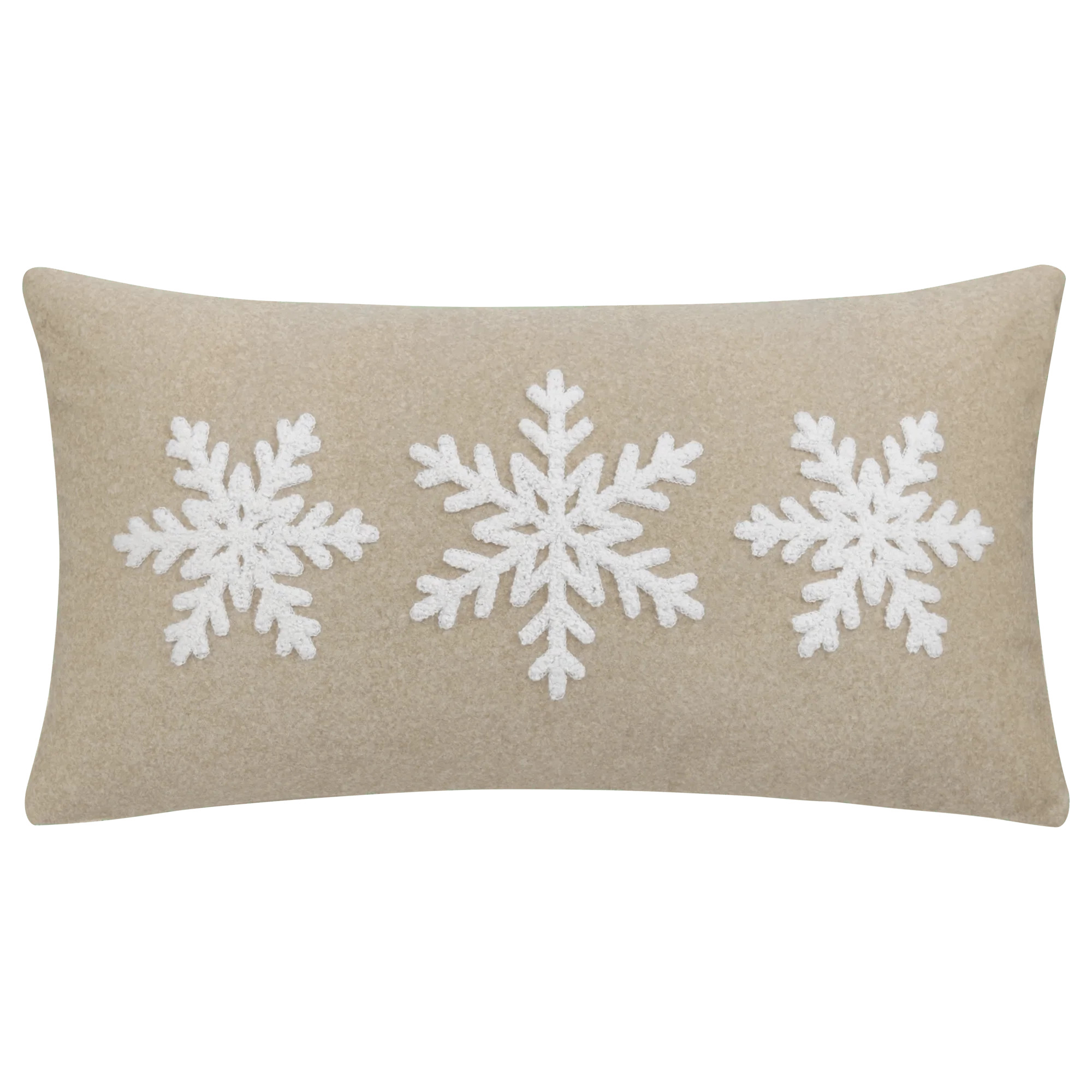 Leanie Snowflake Lumbar Pillow | Bouclair