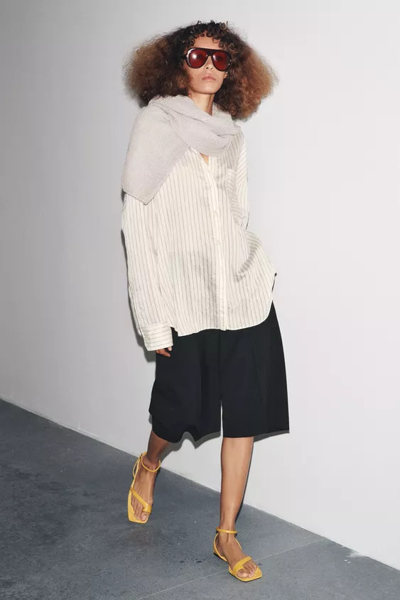 ZW COLLECTION LONG BERMUDA SHORTS | Zara US