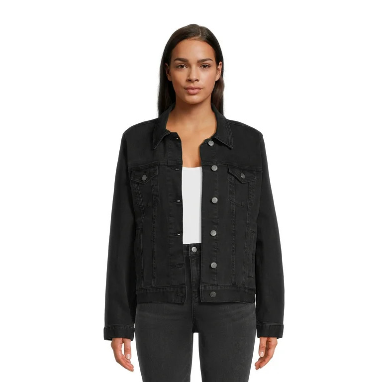 Time and Tru Women's Denim Jacket, Sizes XS-XXXL | Walmart (US)