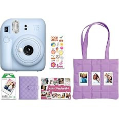FUJIFILM Instax Mini 12 Holiday Bundle 2025 - Pastel Blue | Amazon (US)