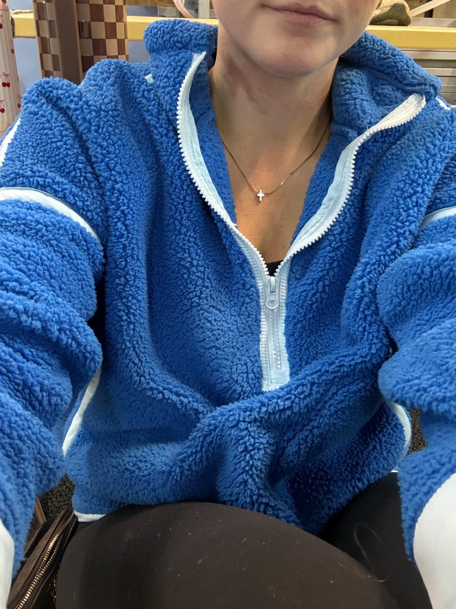 At the girls gymnastics sorry! But getting tons of Q’s on my sweatshirt! Here you go 💙

#LTKmomlife #LTKActive #LTKootd