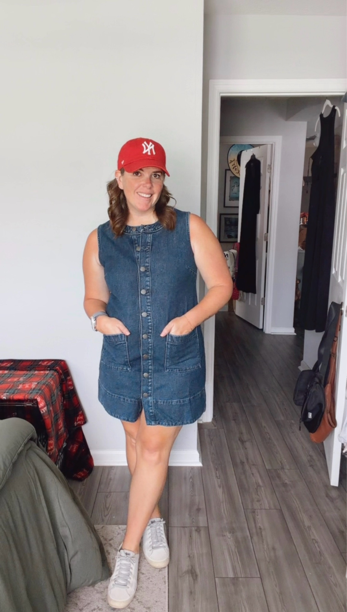 Nordstrom Anniversary Sale Styling!

Take this denim dress and add a hat and a pair of sneakers and you are ready to head out for the weekend! The dress runs TTS (I’m in a medium) and size up a half size in the sneakers!

#LTKSaleAlert #LTKootd #LTKMidsize