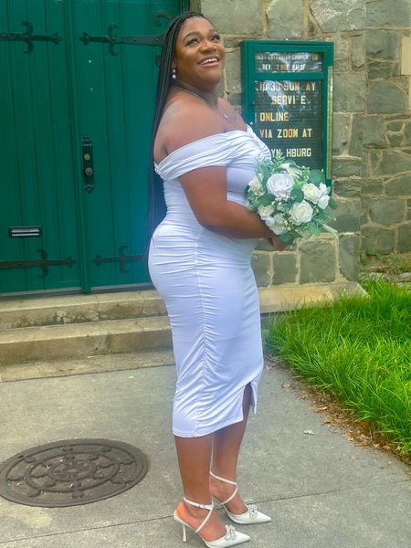I do 💍

Size: Dress (XL) Shoes (9.5)

bride, bride to be, bride on a budget, white dress

#LTKshoecrush #LTKcurves #LTKwedding
