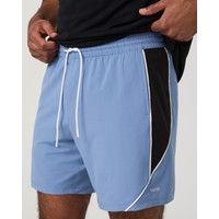 Vuori Kore Shorts X4 Unlined 7" | Isle Blue/Black | XS, Size Extra Small | Vuori Clothing (US & Canada)