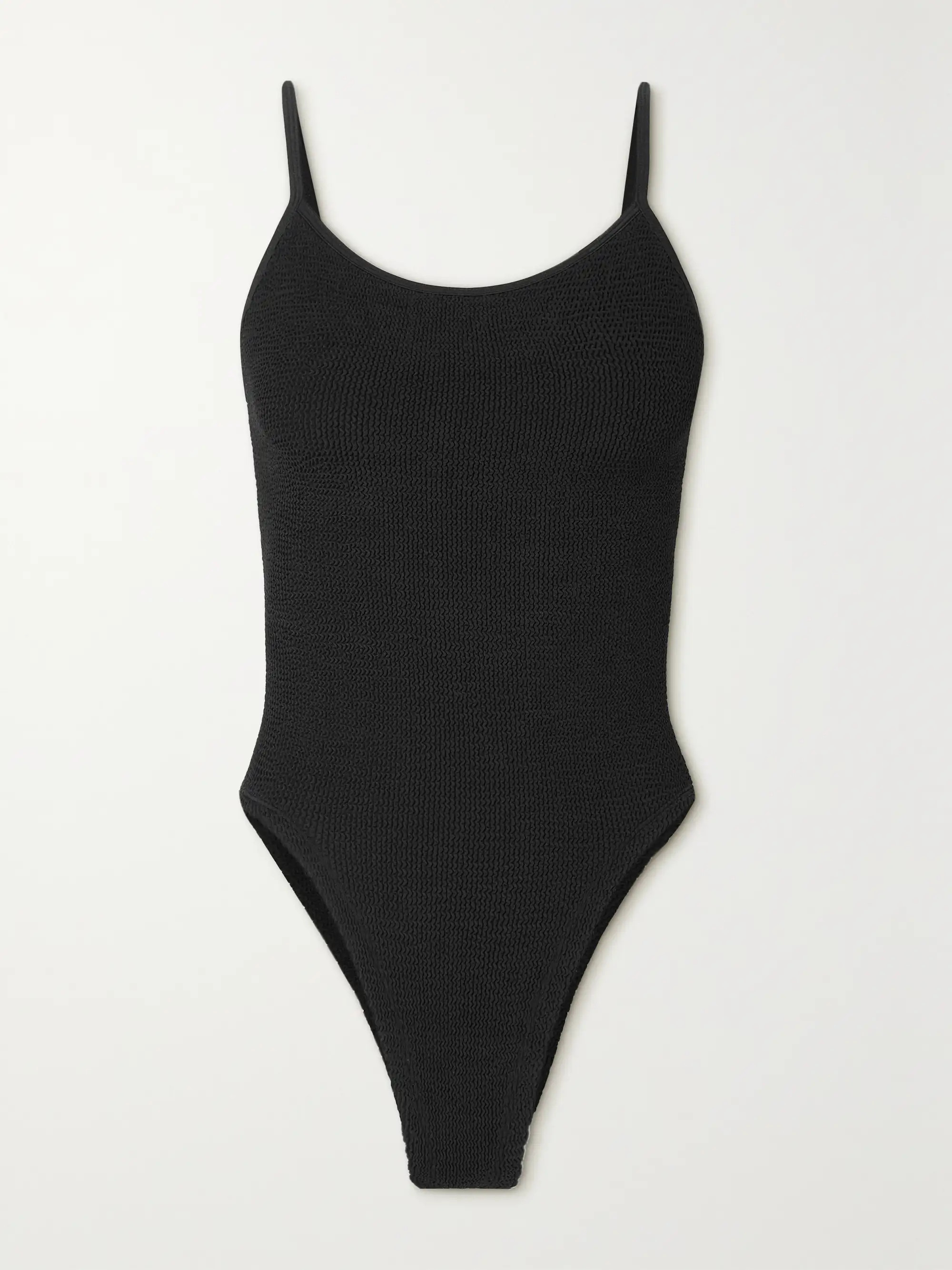 + NET SUSTAIN Pamela seersucker swimsuit | NET-A-PORTER (US)