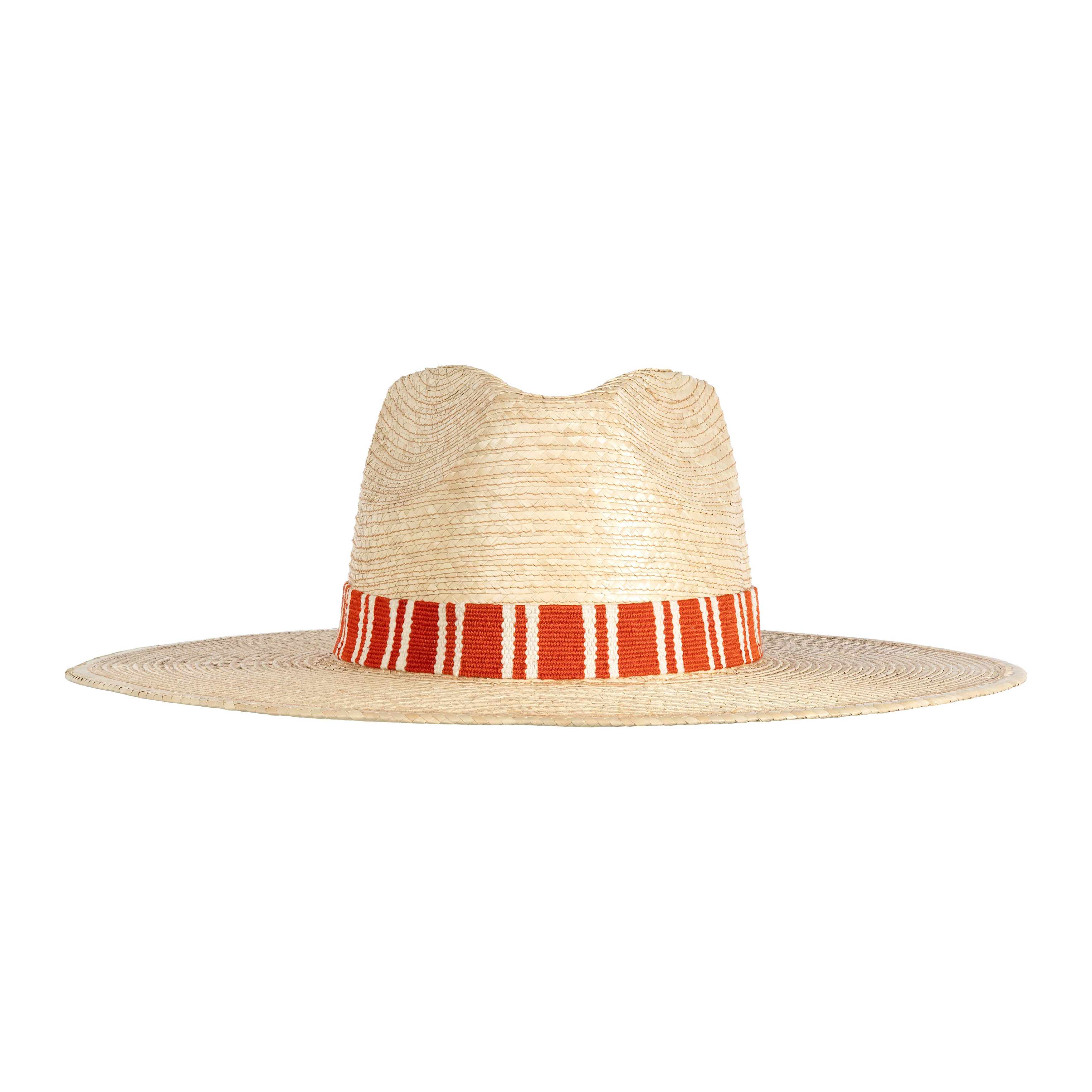 Hemingway Stripe Palm Hat | Sunshine Tienda