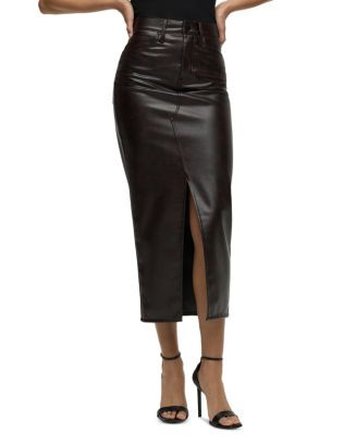 Hudson Faux Leather Pencil Skirt  | Bloomingdale's Women | Bloomingdale's (US)