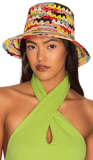Rainbow Hat in Multi | Revolve Clothing (Global)