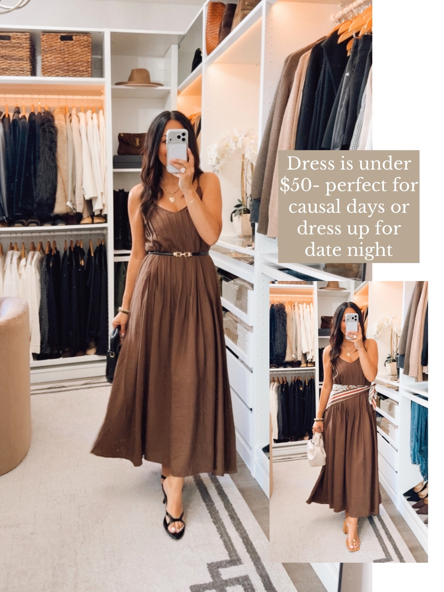Dress is super versatile-and under $50🔥
Fits tts

#LTKootd #LTKSeasonal #LTKOver40