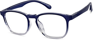 Navy Ombre Square Glasses #2020116 | Zenni Optical Eyeglasses | Zenni Optical (US & CA)