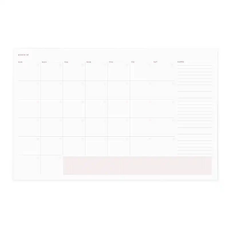 Focused Customizable Desk Calendar | Erin Condren | Erin Condren