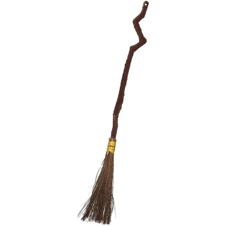 Skeleteen Witch Broomstick Costume Accessories - Realistic Wizard Flying Broom Stick Costumes Access | Walmart (US)