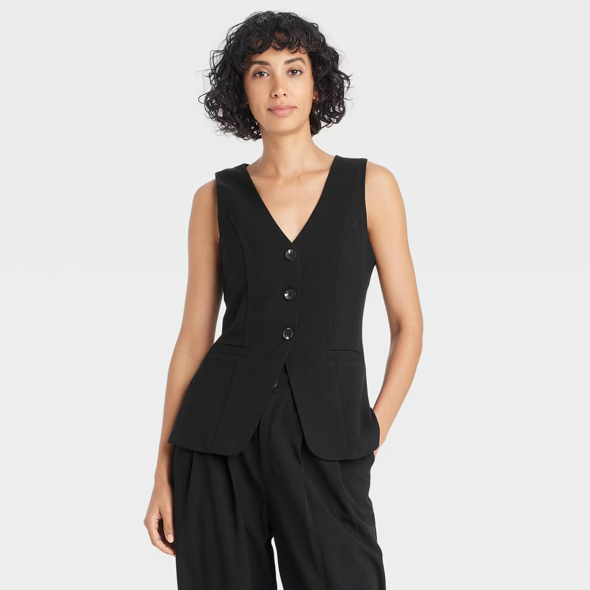 Women's Button-Front Vest - A New Day™ | Target