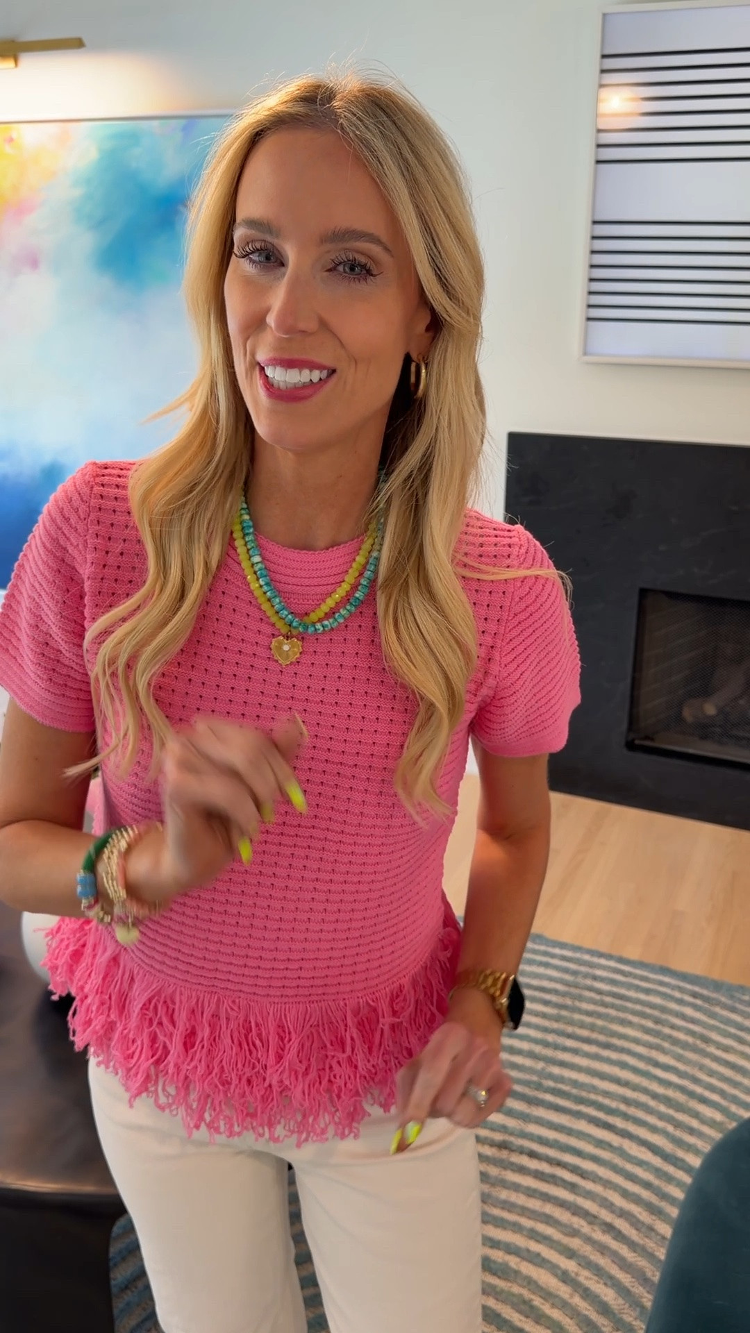 Amazon fringe sweater on sale for prime day!