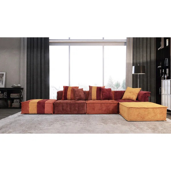 Shiro 5 - Piece Upholstered Sectional | Wayfair North America