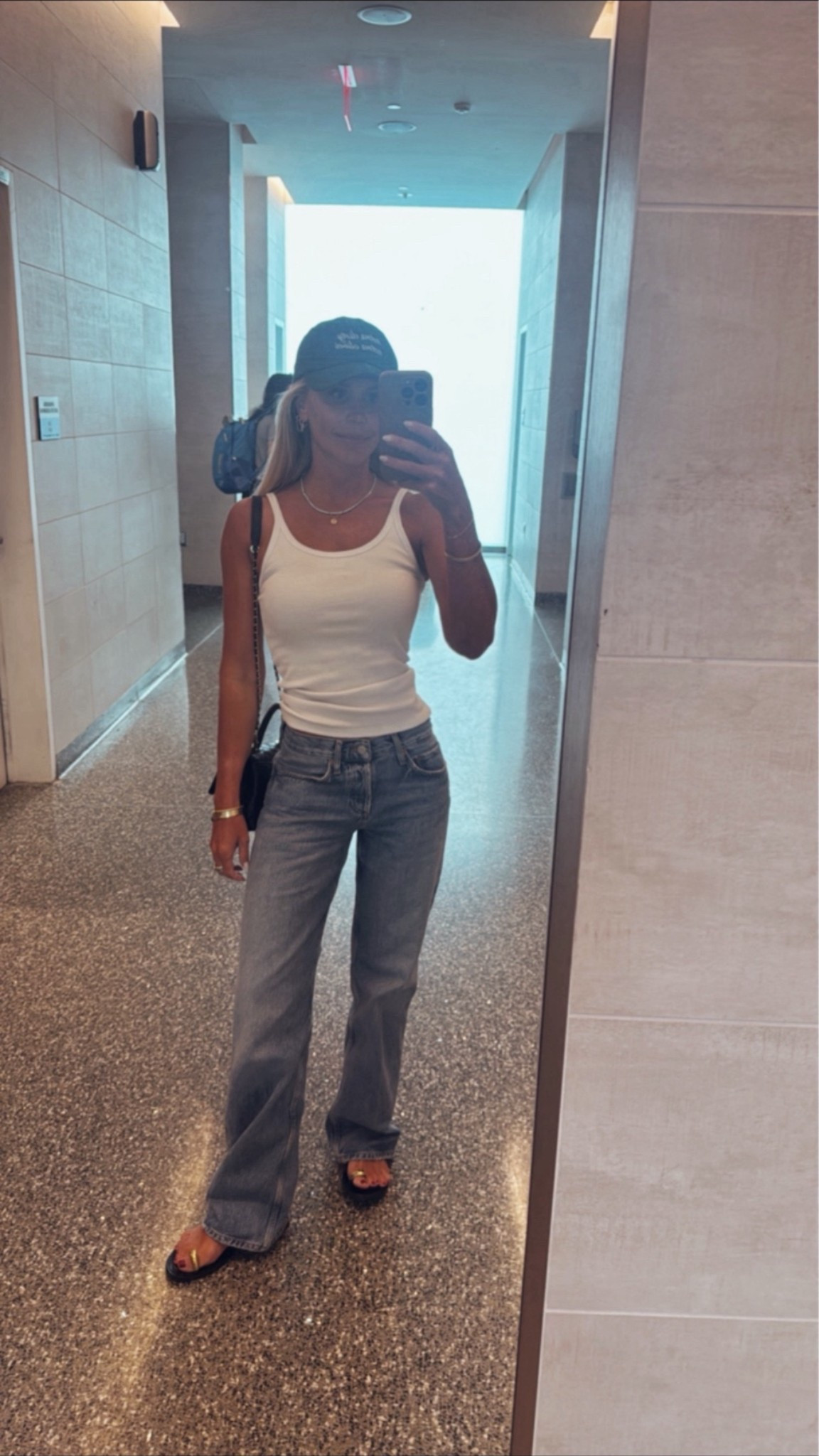 Wearing sz 23 in the low rise agolde