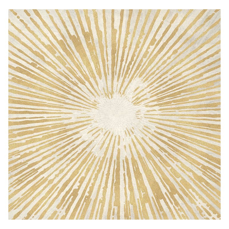 Gold Burst Canvas Wall Art, 40" | At Home