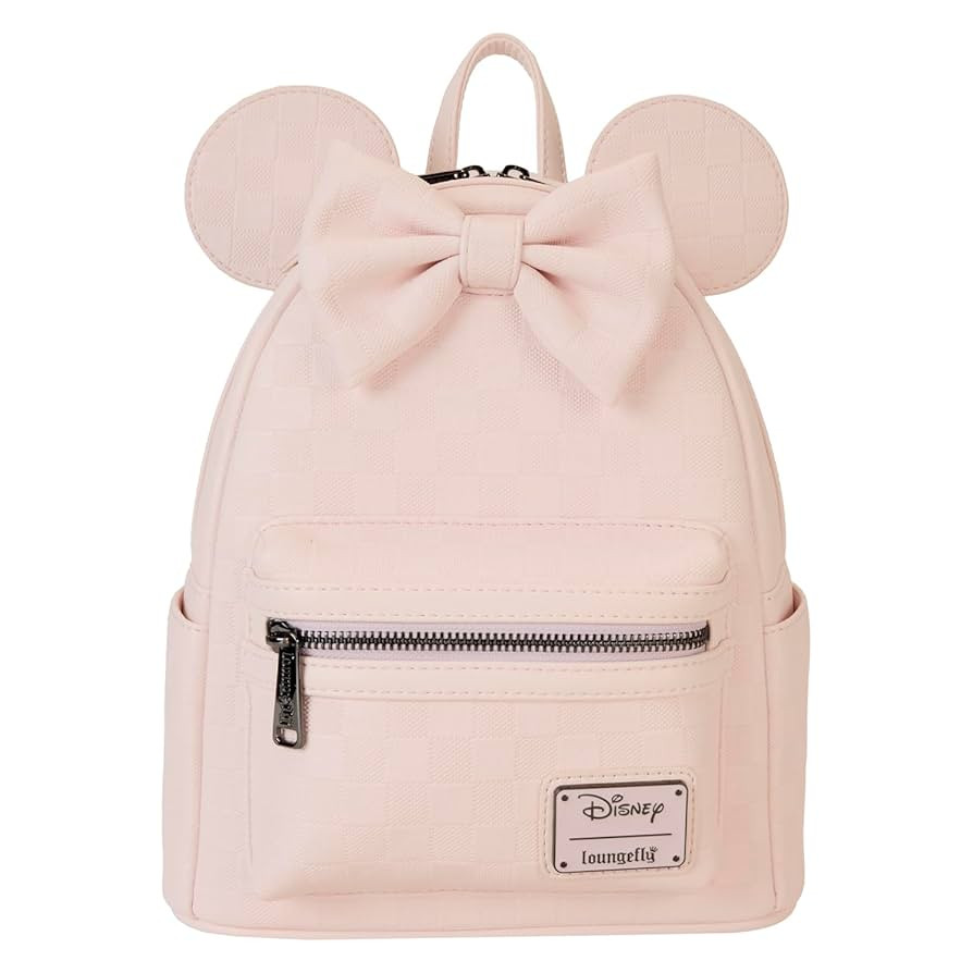Loungefly Minnie Mouse Checkered Texture Mini Backpack | Amazon (US)