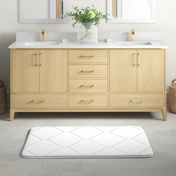 Monico 72" Double Bathroom Vanity Set | Wayfair North America