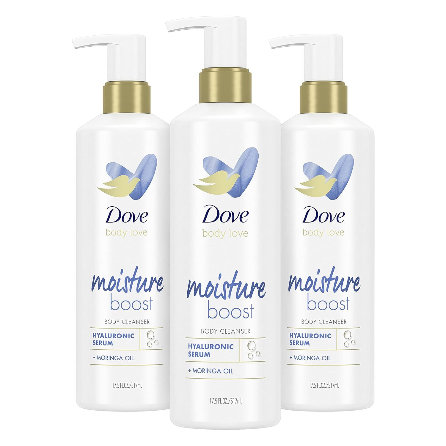 Amazon.com : Dove Body Love Body Cleanser For Dry Skin Moisture Boost Body Wash with Hyaluronic A... | Amazon (US)