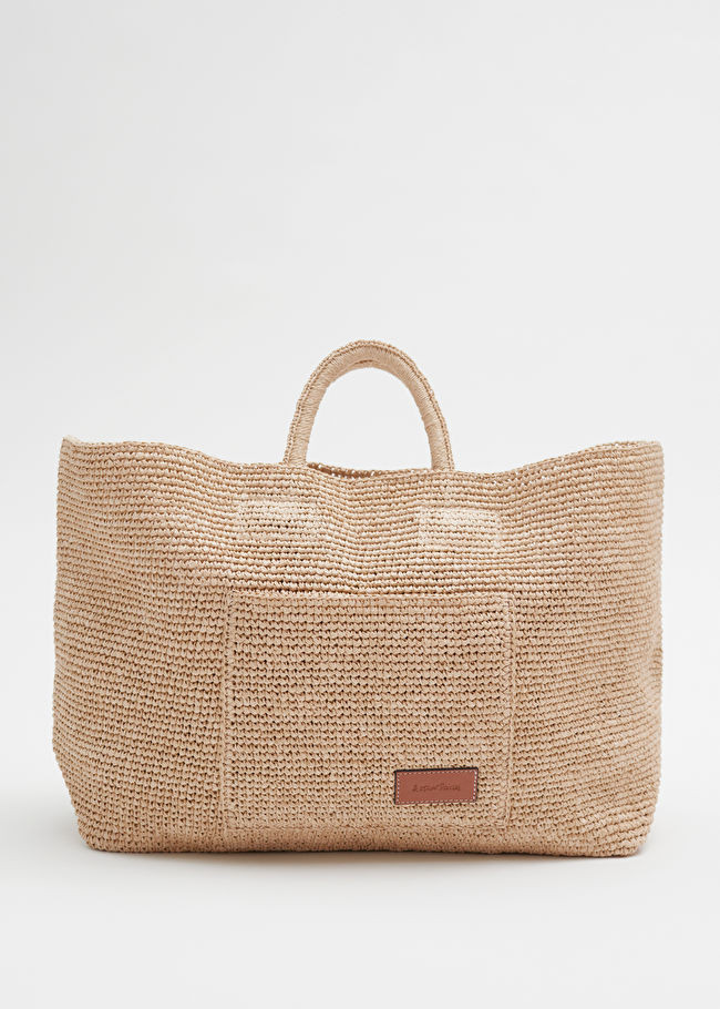 Large Woven Straw Tote | & Other Stories (EU + UK)