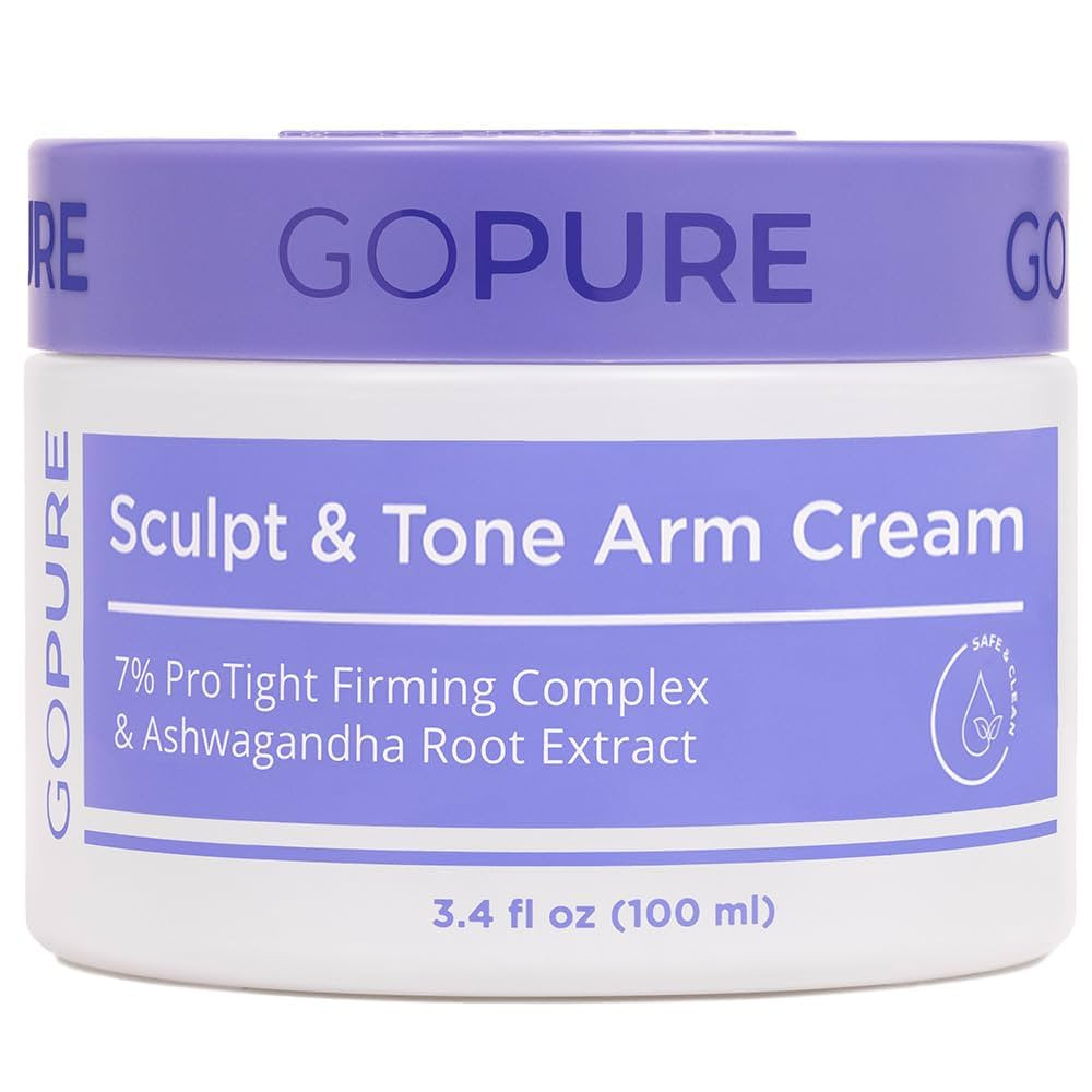 goPure Sculpt & Tone Arm Cream – Firming And Tightening Cream For The Arms, Smooths The Look Of... | Amazon (US)