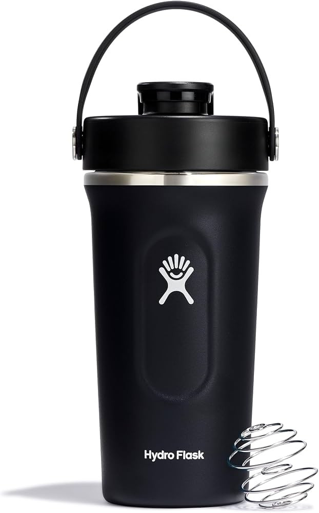 Hydro Flask Shaker Bottle \u2013 Insulated Stainless Steel Gym Bottle for Pre Workout & Protein 2... | Amazon (US)