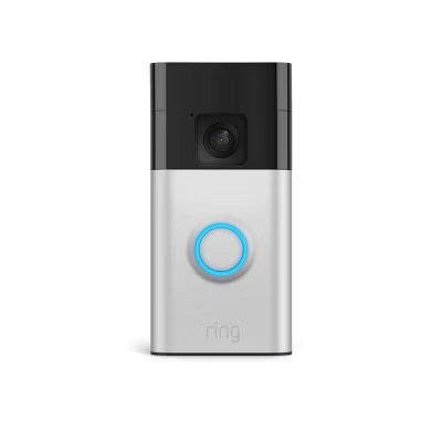 Ring Battery Doorbell with Head-to-Toe HD Video, Live View with Two-Way Talk, and Motion Detection & Alerts - Satin Nickel | Target