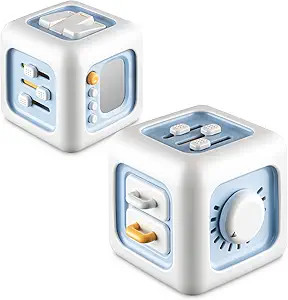 bessome Busy Activity Cube for Fine Motor Skill Learning|Montessori Toys for 1 Year Old Boys Girl... | Amazon (US)