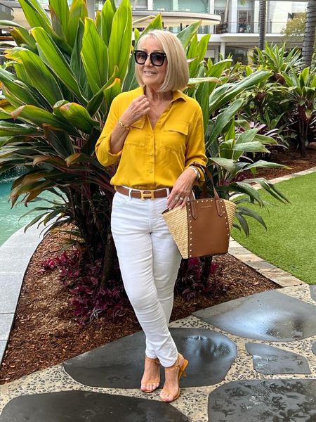 Adding colour to our favourite white jeans. 💛💛
Leanne 157cms wearing:
-  petite size jeans in 0P
-  shirt in Size 0

#LTKSeasonal #LTKaustralia #LTKstyletip