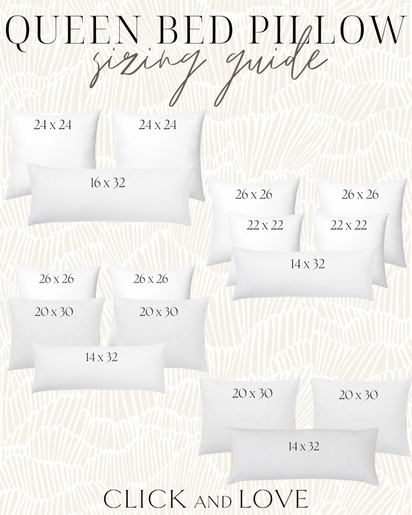 Save this post to reference for styling your bed pillows! 

Bed pillows, styling guide, pillow styling, accent pillow, throw pillow, euro pillow, lumbar pillow, standard pillow, Modern home decor, traditional home decor, budget friendly home decor, Interior design, look for less, designer inspired, Amazon, Amazon home, Amazon must haves, Amazon finds, amazon favorites, Amazon home decor #amazon #amazonhome

#LTKstyletip #LTKfindsunder50 #LTKhome