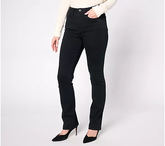 Make Your Selection: NYDJ High Rise Billie Mini Boot-Cut Jean w/ Sure Stretch - Huntley | QVC