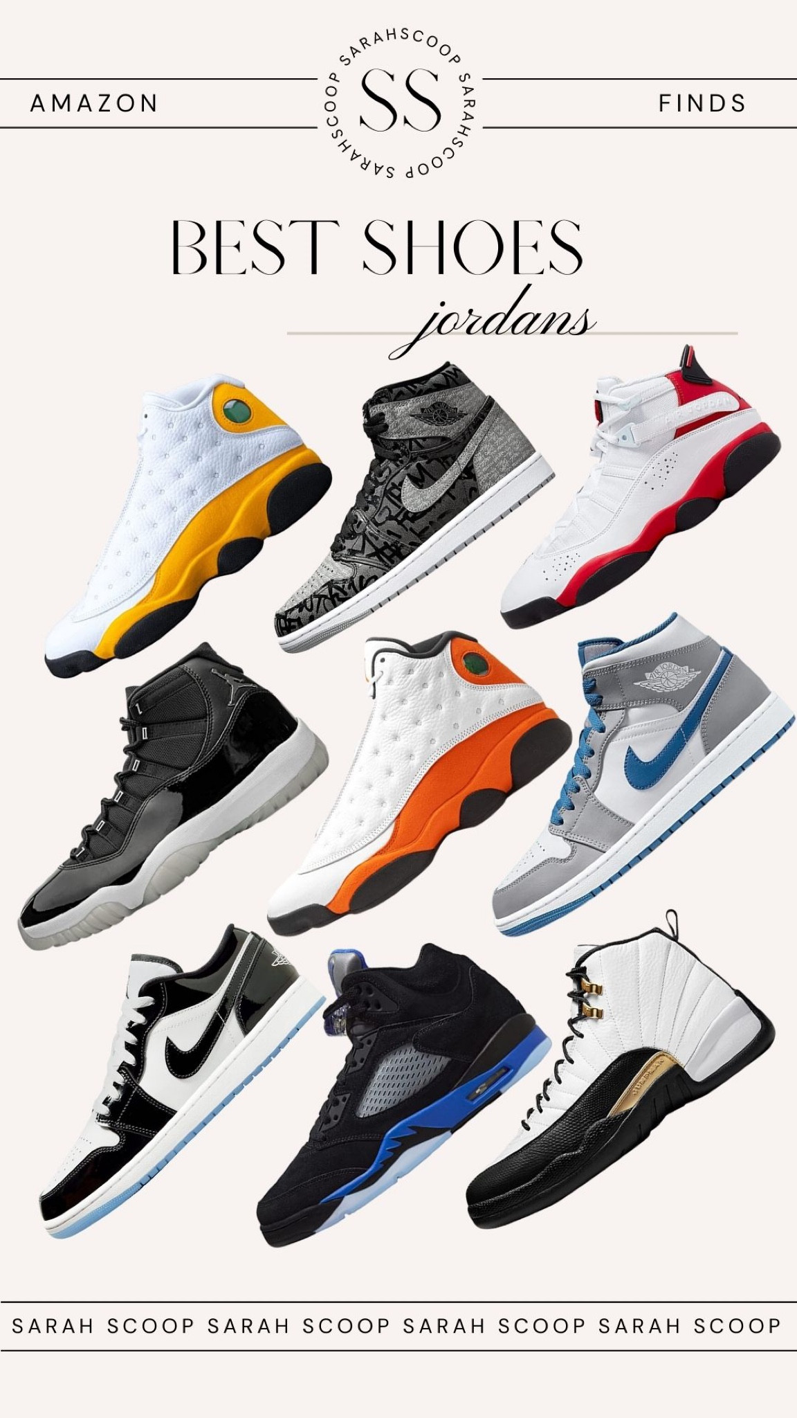 All types store of jordans list