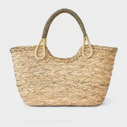 Hand Woven Straw Seagrass Tote Bag - A New Day\u2122 Natural | Target