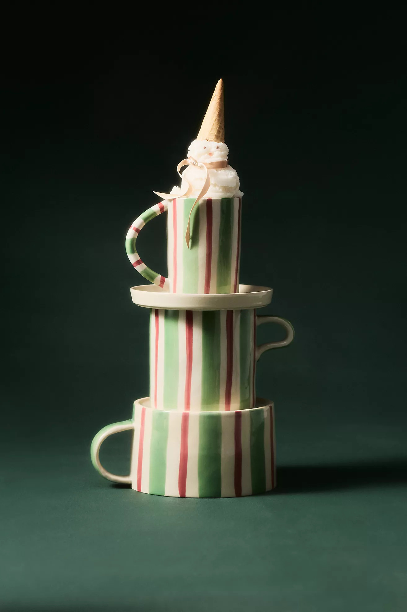 Daily Stripe Stoneware Espresso Cup & Saucer | Anthropologie (US)