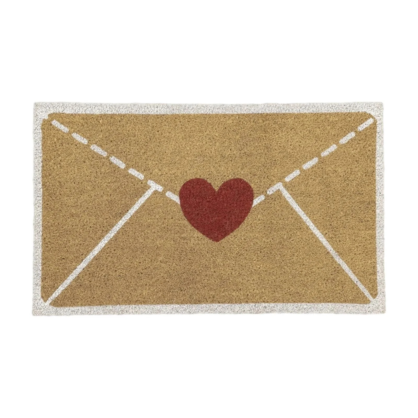 Red Heart Valentine Door Mat - 48"x30" Envelope Coir Outdoor Rug | Non-Slip Wear-Resistant Indoor... | Walmart (US)